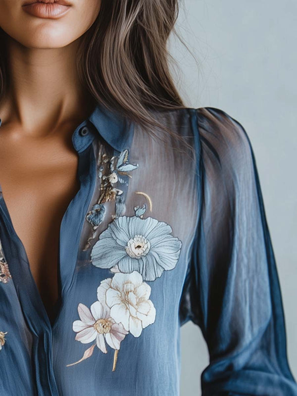 Stylish Floral Boho Blouse