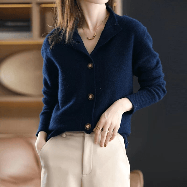 Women's Classic Button Front Knit Cardigan Sweater