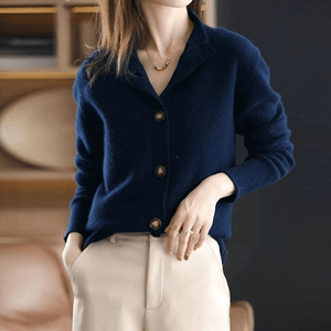Women's Classic Button Front Knit Cardigan Sweater