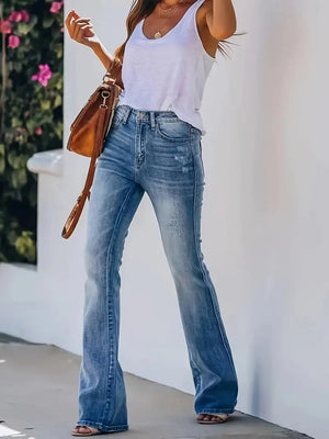 Women's Stretch Bootcut Jeans with Sculpted Fit