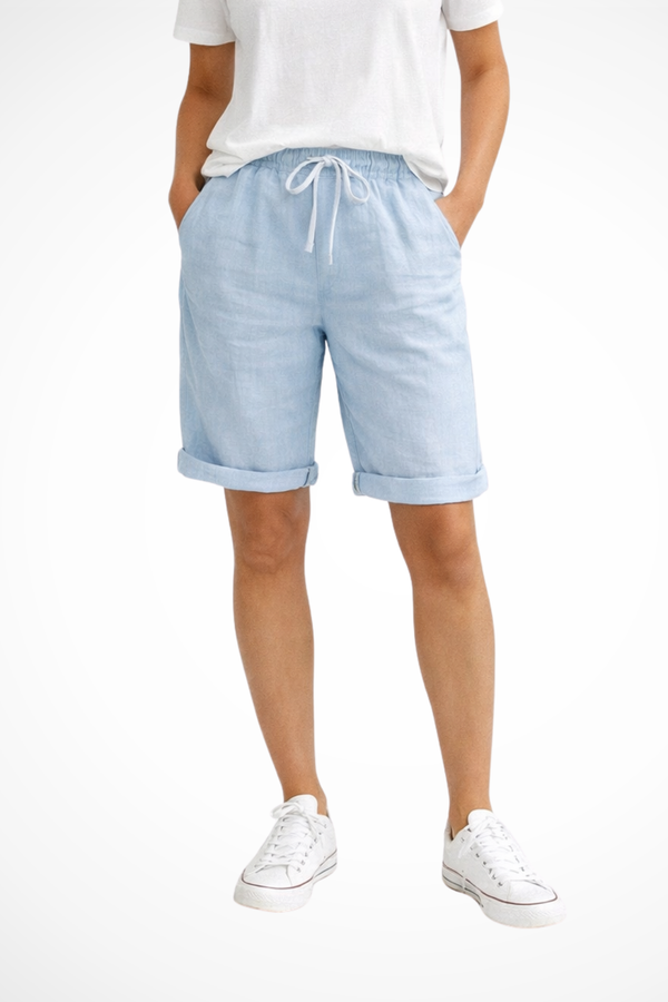 Women's Linen Capri Pants Relaxed Fit