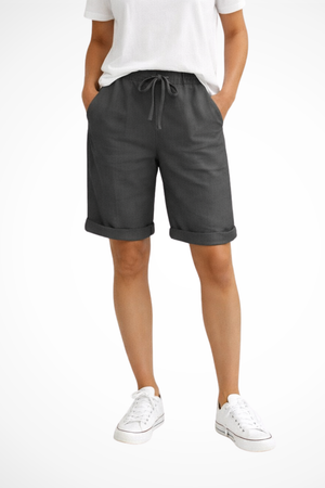 Women's Linen Capri Pants Relaxed Fit