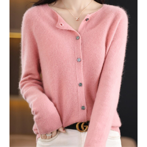 Women’s Button-Up Knit Cardigan Long Sleeve