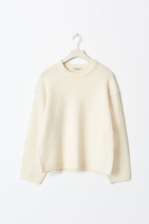 Women's Relaxed Crew Neck Knit Sweater