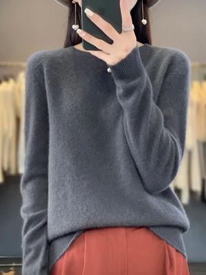 Women's Luxe Soft-Knit Crew Neck Sweater