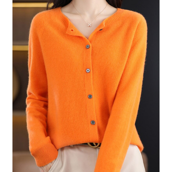 Women's Classic Soft-Knit Button Cardigan