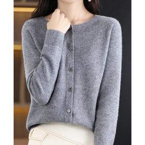 Women’s Button-Up Knit Cardigan Long Sleeve