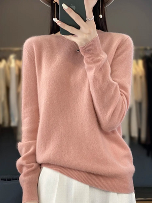 Women's Luxe Soft-Knit Crew Neck Sweater