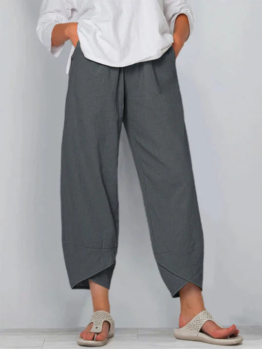 Breathable Summer Cropped Pants for Women