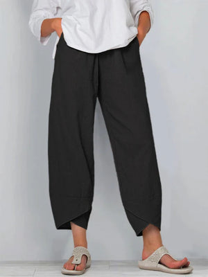 Breathable Summer Cropped Pants for Women