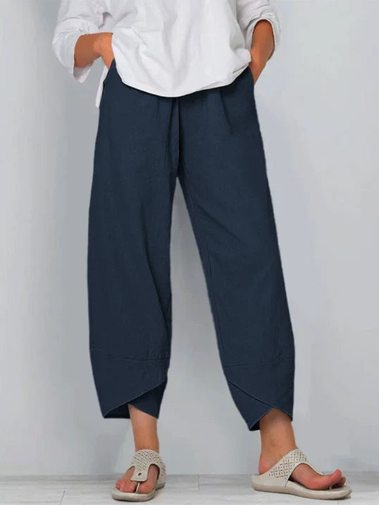 Breathable Summer Cropped Pants for Women