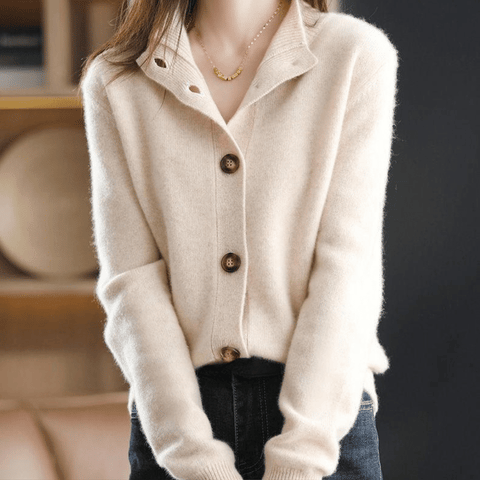 Women's Classic Button Front Knit Cardigan Sweater