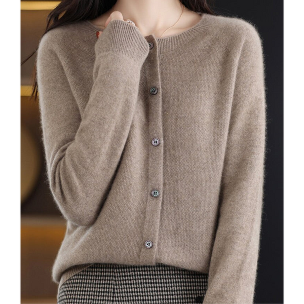 Women’s Button-Up Knit Cardigan Long Sleeve