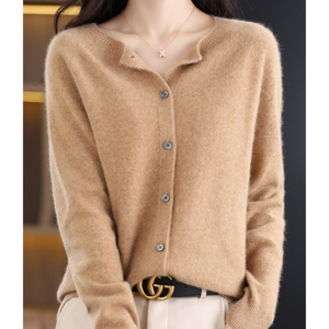 Women’s Button-Up Knit Cardigan Long Sleeve