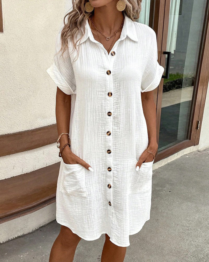 Stylish Women's Shirt Dress with Comfortable Fit