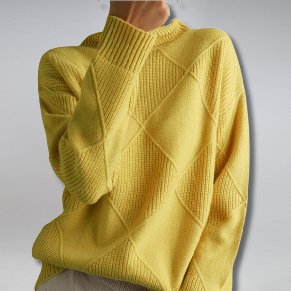 Soft Cable Knit Turtleneck Sweater for Women