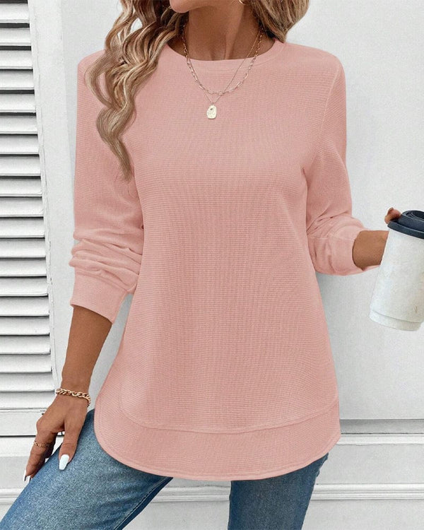 Women's Relaxed Long Sleeve Tunic Top