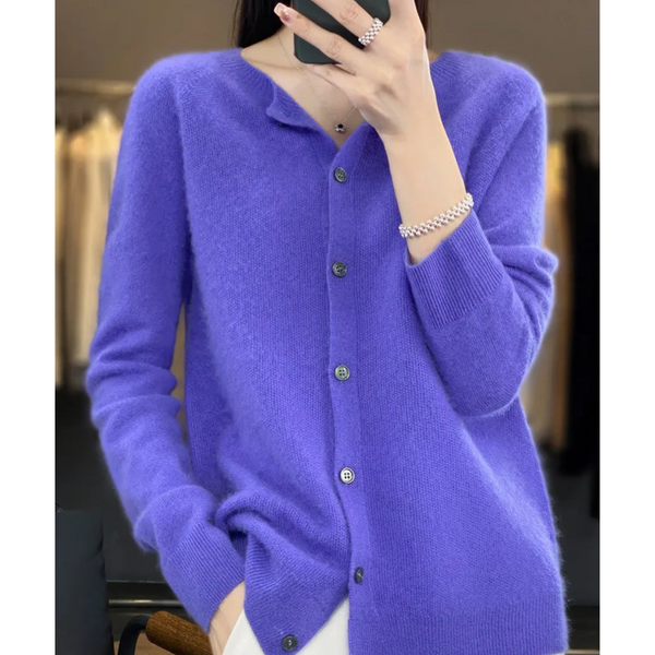 Women’s Button-Up Knit Cardigan Long Sleeve