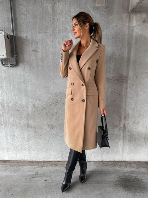 Women's Double-Breasted Winter Jacket
