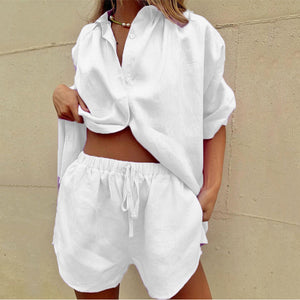 Stylish Women's Casual Summer Two-Piece Set