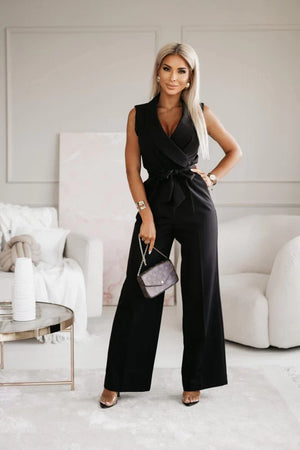 Chic Women's Wide-Leg Jumpsuit Stylish Design