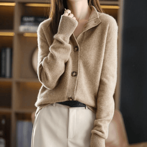 Women's Classic Button Front Knit Cardigan Sweater
