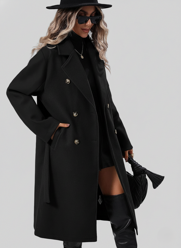 Elegant Trench Coat Belted