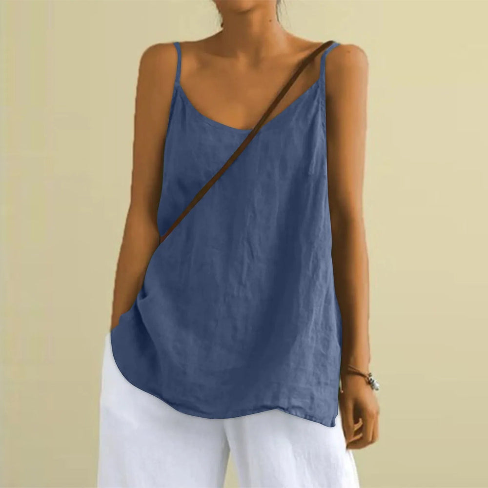 Chic Lightweight Women's Linen Summer Top