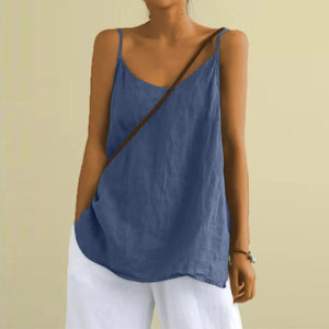 Chic Lightweight Women's Linen Summer Top