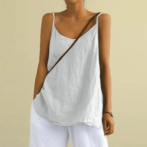 Chic Lightweight Women's Linen Summer Top