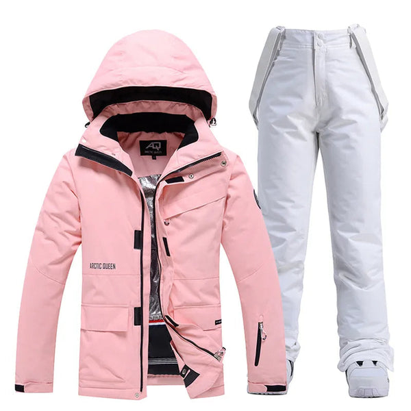 Women's Waterproof Ski Suit Set