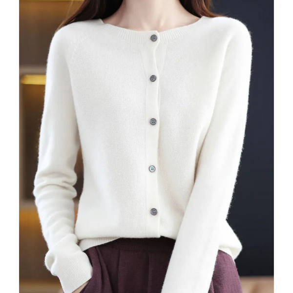 Women's Classic Soft-Knit Button Cardigan