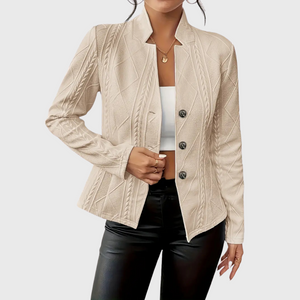 Women's Tailored Blazer with Refined Details