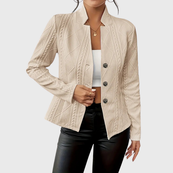 Women's Tailored Blazer with Refined Details