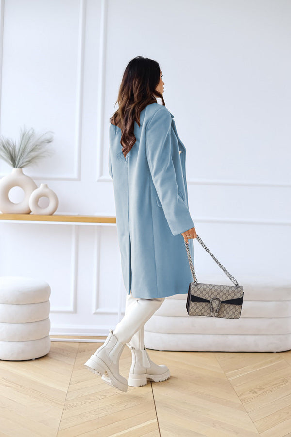 Women's Double-Breasted Long Coat