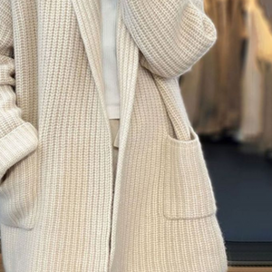 Women's V-Neck Cardigan Loose Fit