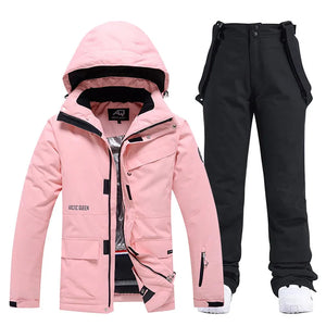 Women's Waterproof Ski Suit Set