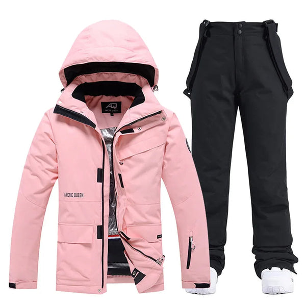Women's Waterproof Ski Suit Set