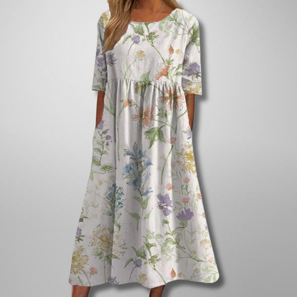 Women's Botanical Breeze Midi Dress