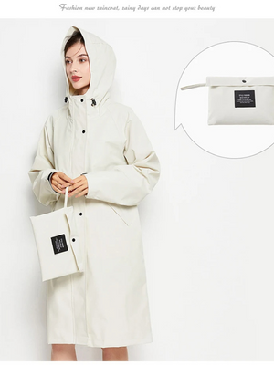 Stylish Women's Waterproof Rain Jacket