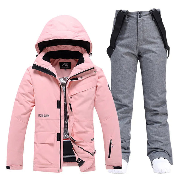 Women's Waterproof Ski Suit Set