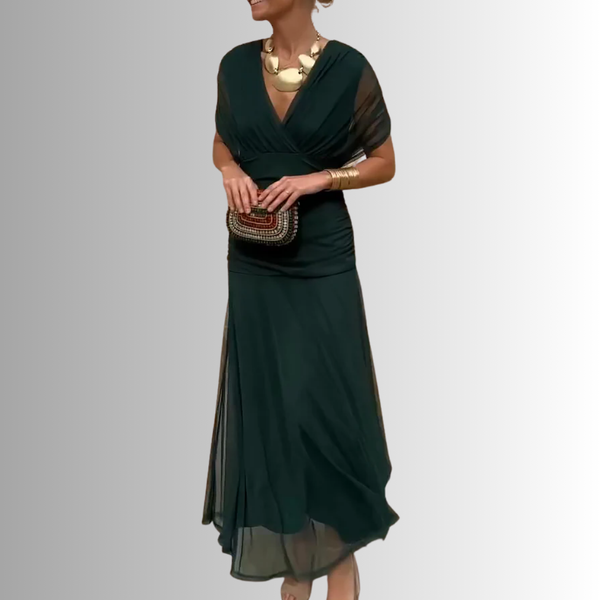Women’s Elegant Off-Shoulder Evening Maxi Dress