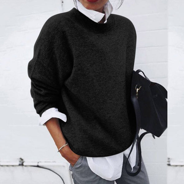 Women's Knit Sweater Round Neck