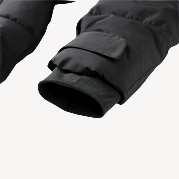 Chaqueta de invierno acolchada para mujer con cinturón