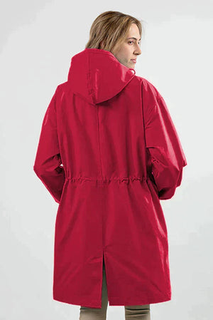 Lightweight Waterproof Hooded Rain Jacket for Women