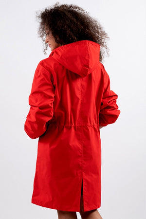 Lightweight Waterproof Hooded Rain Jacket for Women