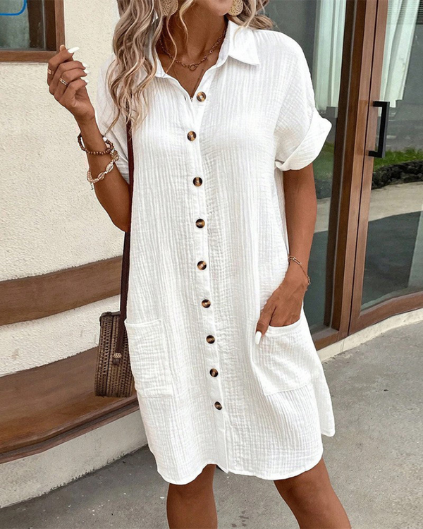 Stylish Women's Shirt Dress with Comfortable Fit