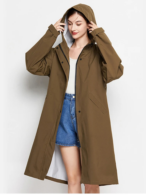 Stylish Women's Waterproof Rain Jacket