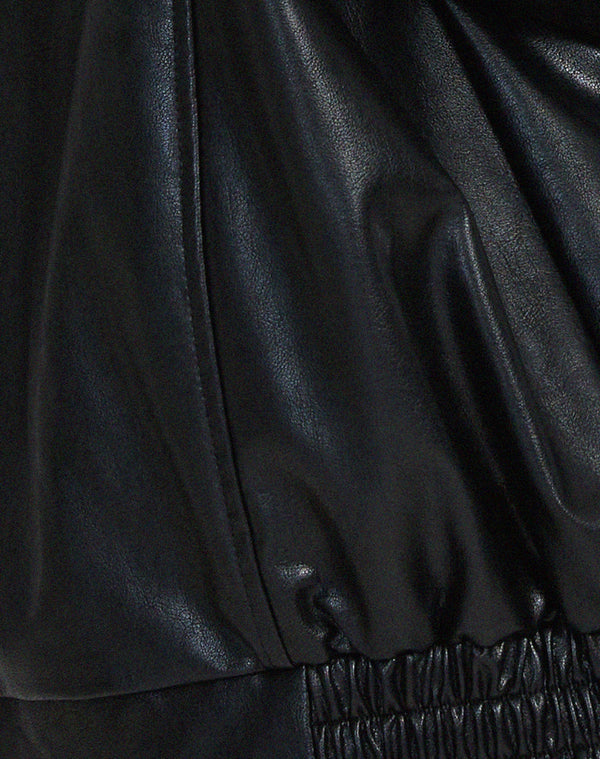 Casual Oversized Zip Front Jacket