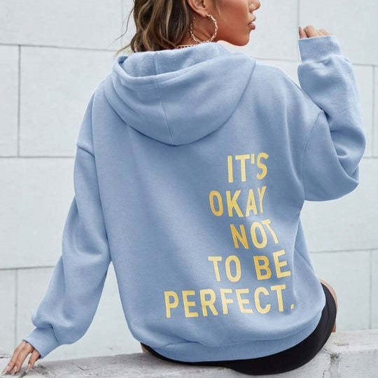 Women’s “It’s Okay Not To Be Perfect” Oversized Hoodie